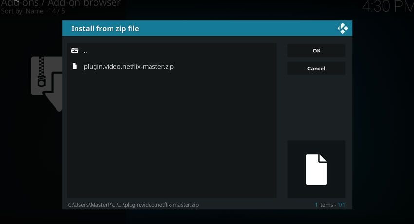 Install Netflix on Kodi