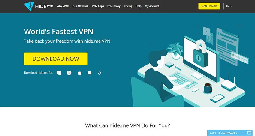 Hide.Me Best Free VPNs 